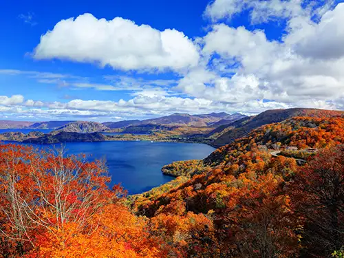 錦秋の十和田湖
