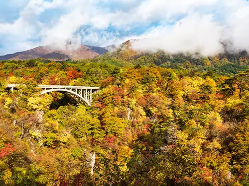 鳴子峡大深沢橋