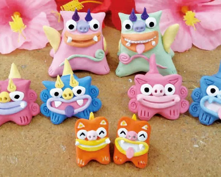 シーサー絵付け体験