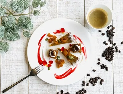 日替わりのスイーツプレートをお持ちします！