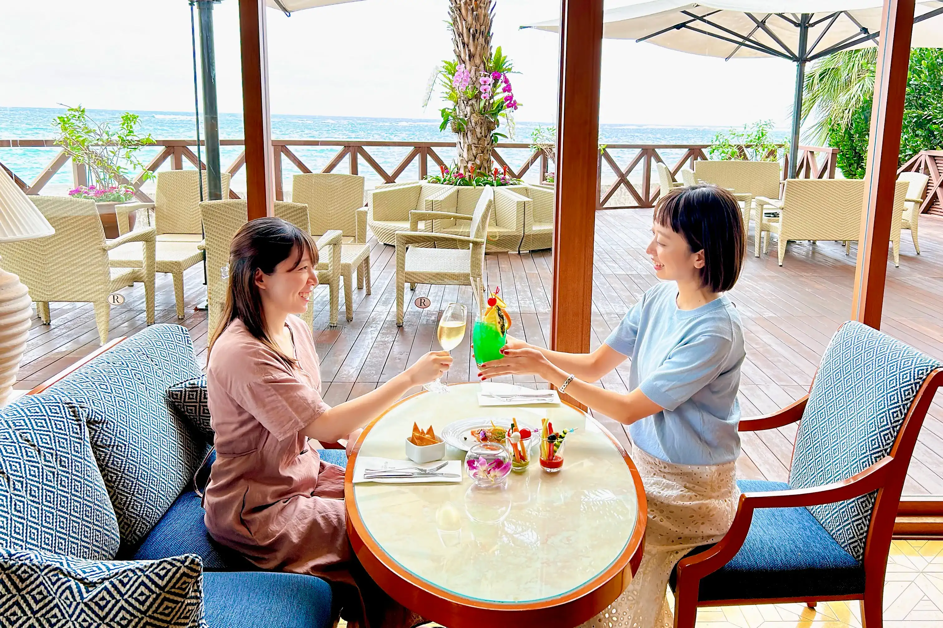 唯一のプレミアムラウンジ！メニューの充実度はNo1