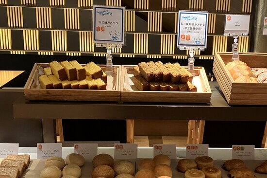 ヒルトン長崎　朝食ビュッフェ（一例）「五三焼カステラ」※仕入状況により変更になる場合があります。