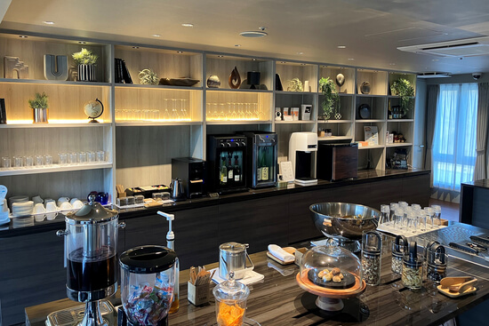 ロイヤルチェスター長崎ホテル＆リトリート　宿泊者専用ラウンジ