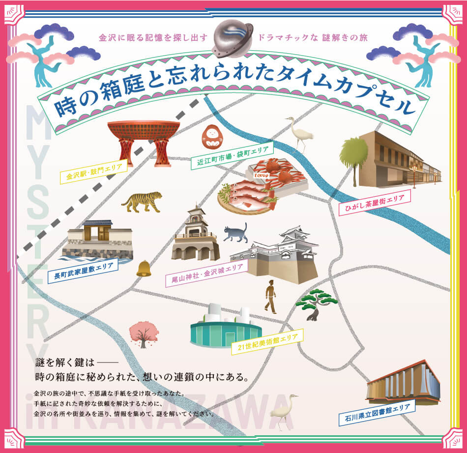 【画像】金沢に眠る記憶を探し出すドラマチックな謎解きの旅　時の箱庭と忘れられたタイムカプセル