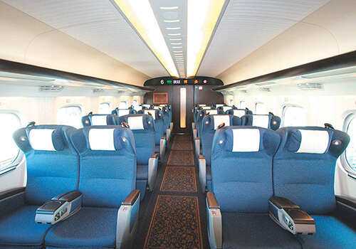 山陽・九州直通新幹線N700系「みずほ 」「さくら」 グリーン車指定席 車内（一例） イメージ