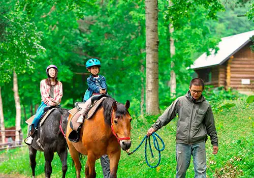 ルスツリゾート乗馬引き馬コース