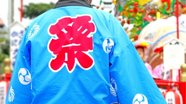 お祭り山車運行
