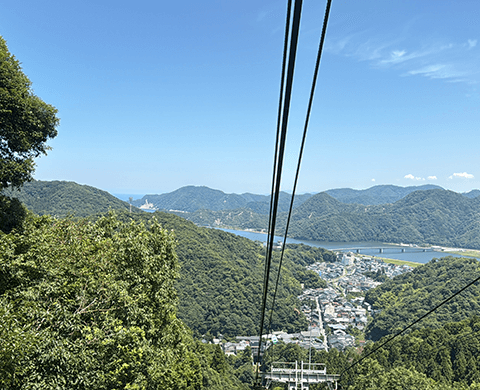 城崎ロープウェイからの景色景色