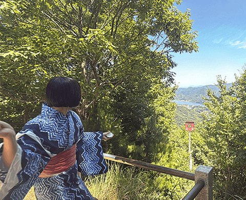 瓦投げイメージ