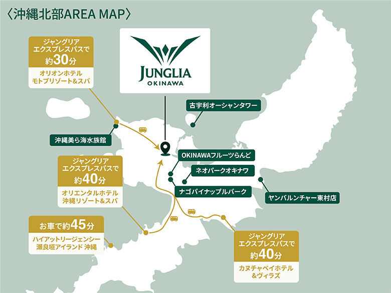 沖縄北部AREA MAp