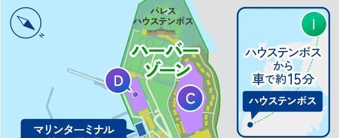 ハウステンボスマップ