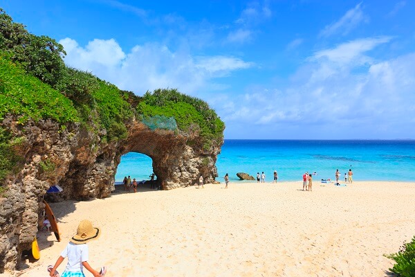 砂山ビーチと海