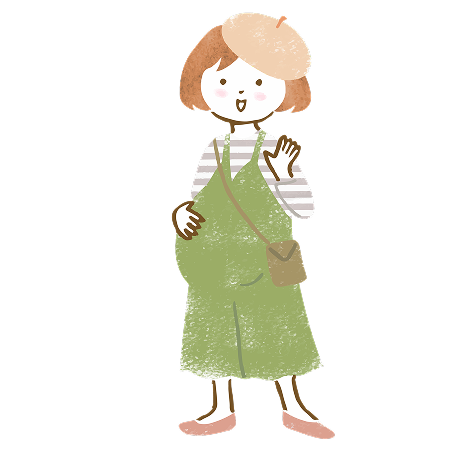 妊婦さんのイラスト