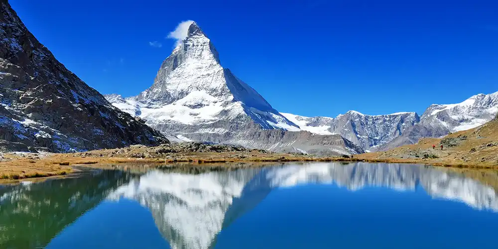 リッフェル湖とマッターホルン（スイス）