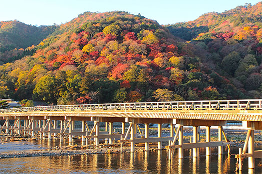 嵐山の渡月橋