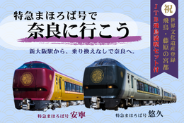 特急まほろば号で奈良に行こう