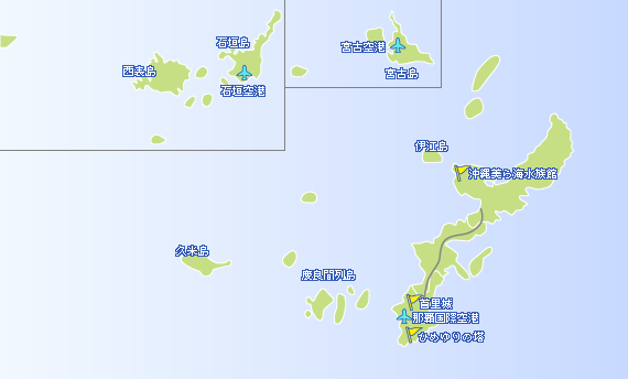 沖縄県の地図 最寄り駅 条件からホテル 旅館 宿を探す Jtb