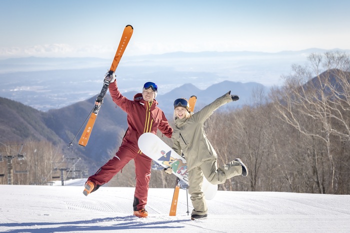 �X�v�����O�o���[����X�L�[��