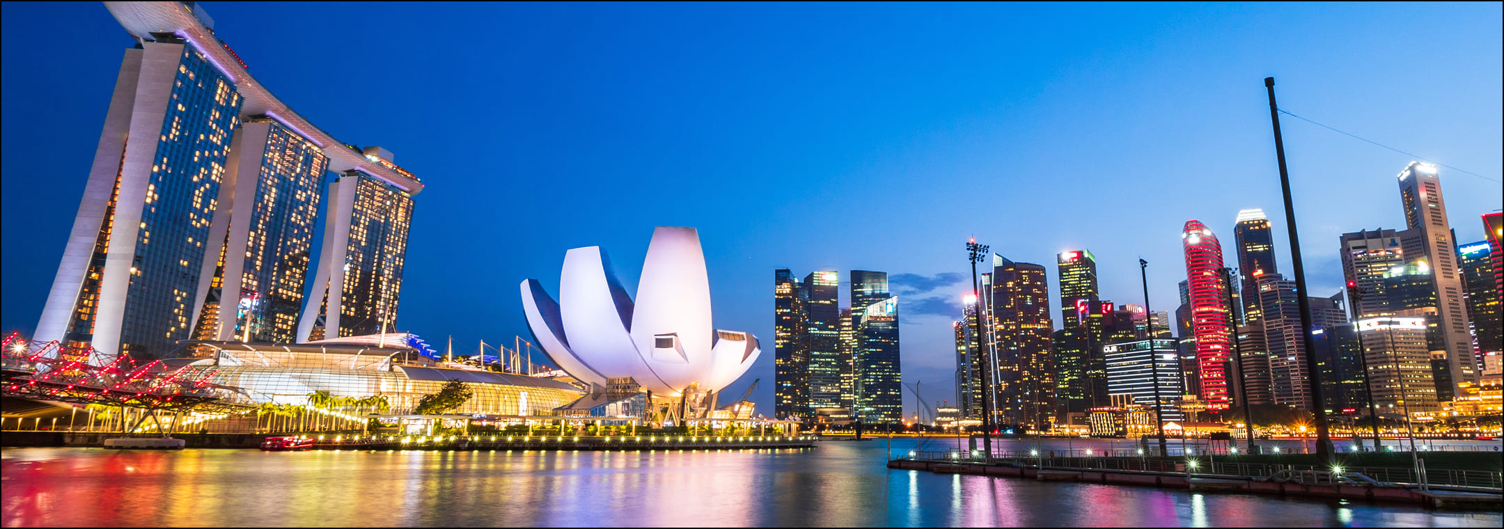 シンガポールの夜景