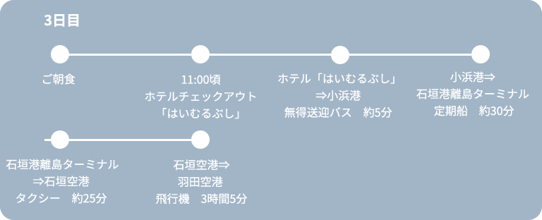 3日目スケジュール