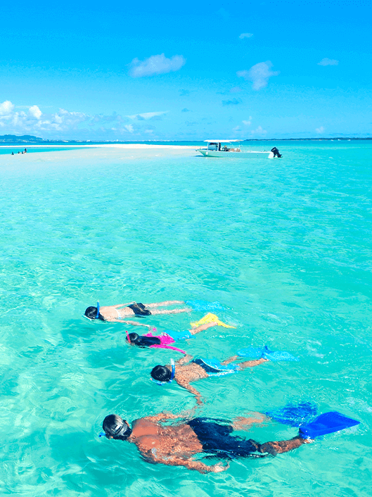 スノーケル＆幻の島ツアー