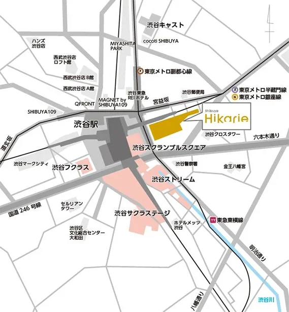渋谷ヒカリエ会場MAP