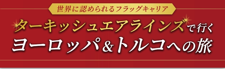 ターキッシュエアラインズで行く ヨーロッパ&トルコの旅