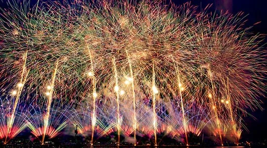 諏訪湖祭湖上花火大会