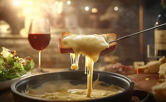 チーズフォンデュ
