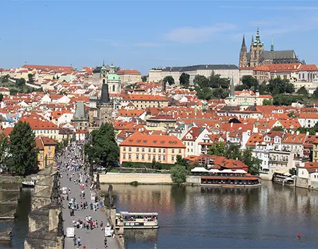 プラハ旧市街（空撮）