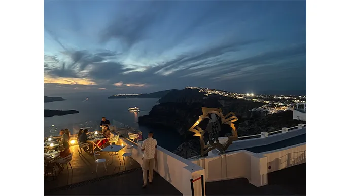 レストランの様子