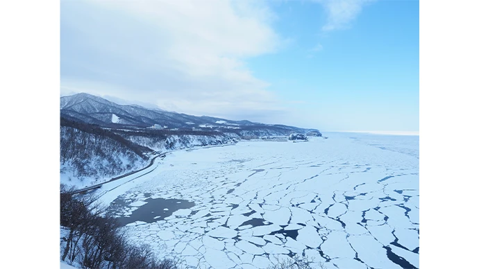 一面に広がる流氷