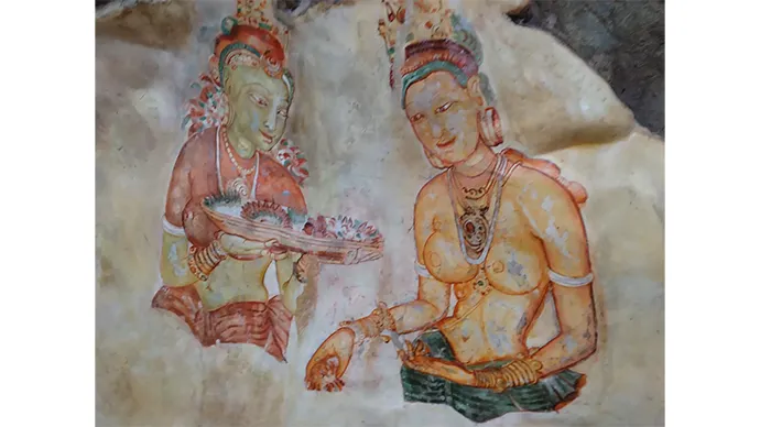 謎を秘めた美女図