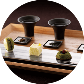 イメージ：THE HOTEL HIGASHIYAMA KYOTO TOKYU お茶飲み比べ（一例）