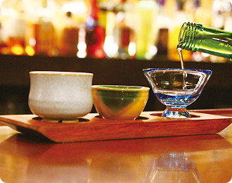 イメージ：京都の日本酒飲み比べ3種（一例）