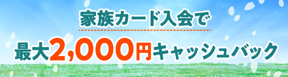 ƑJ[hōő2,000~LbVobN