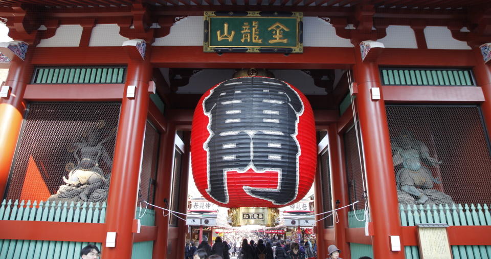 浅草の観光名所といえば浅草寺（写真提供＝台東区）
