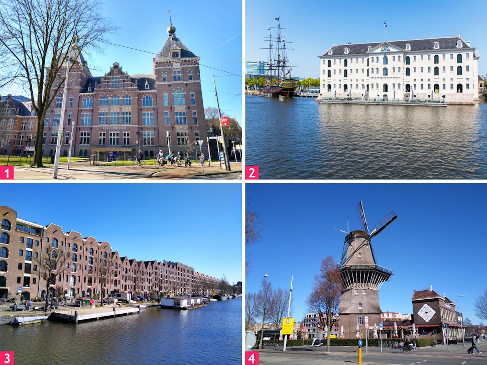 世界博物館、国立海洋博物館、エントレポトドック、デ・ゴイヤー風車