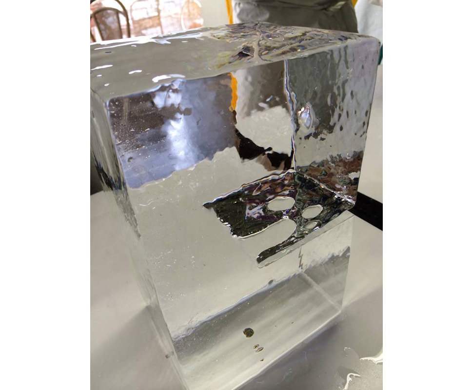 透明度の高い日光天然氷