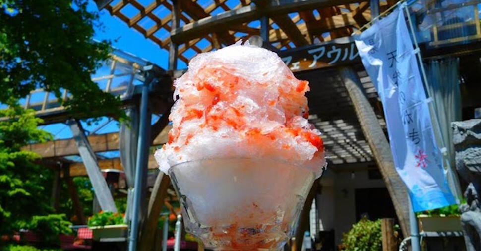日光天然氷を使用したかき氷　写真提供：四代目徳次郎