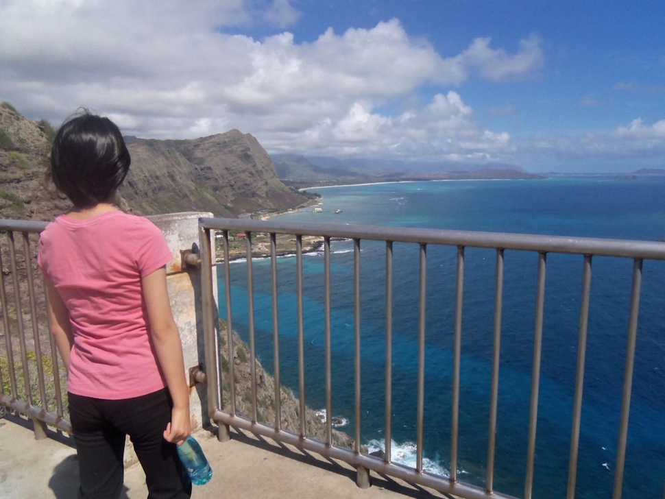 マカプウの海のパノラマビュー