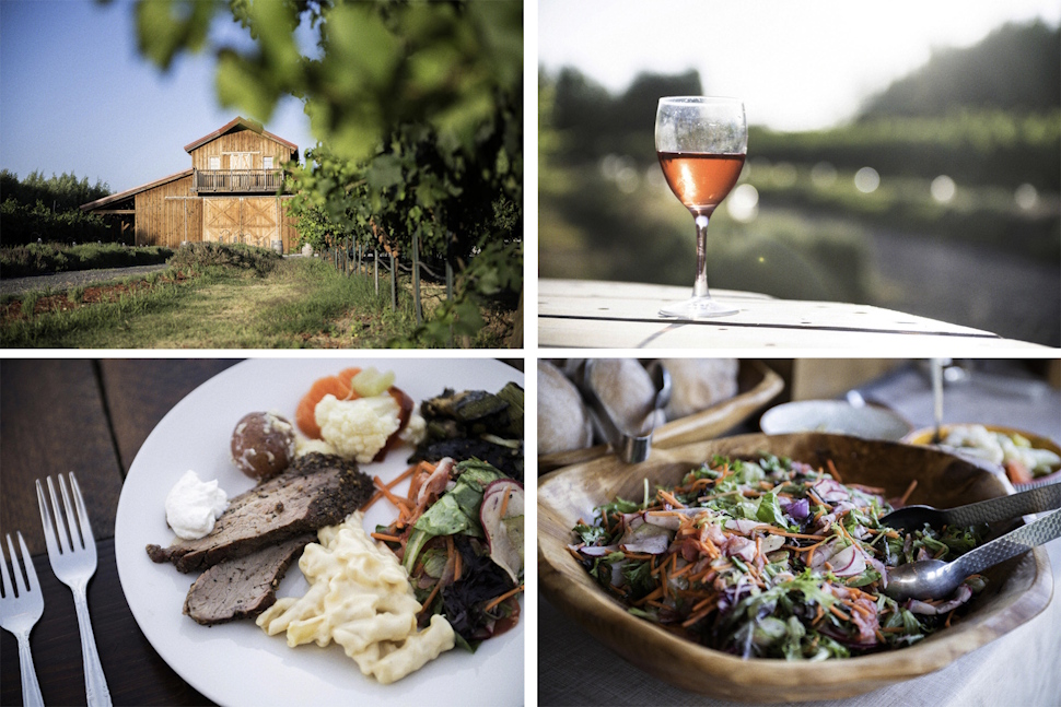 ここの葡萄畑で作られた特別なワインはここでしか飲めない特別なもの