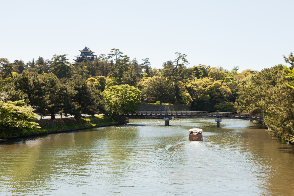 堀川遊覧船　写真提供：松江観光協会