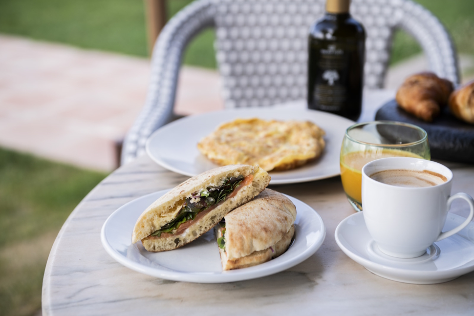 別棟にあるレストラン