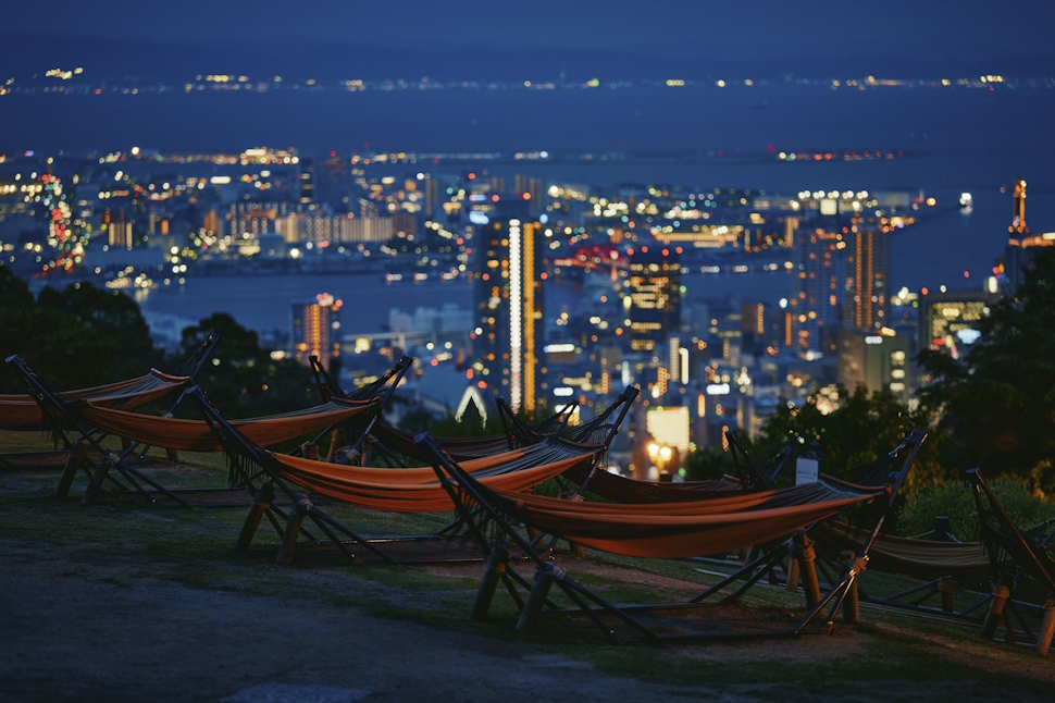 夜景ハンモック