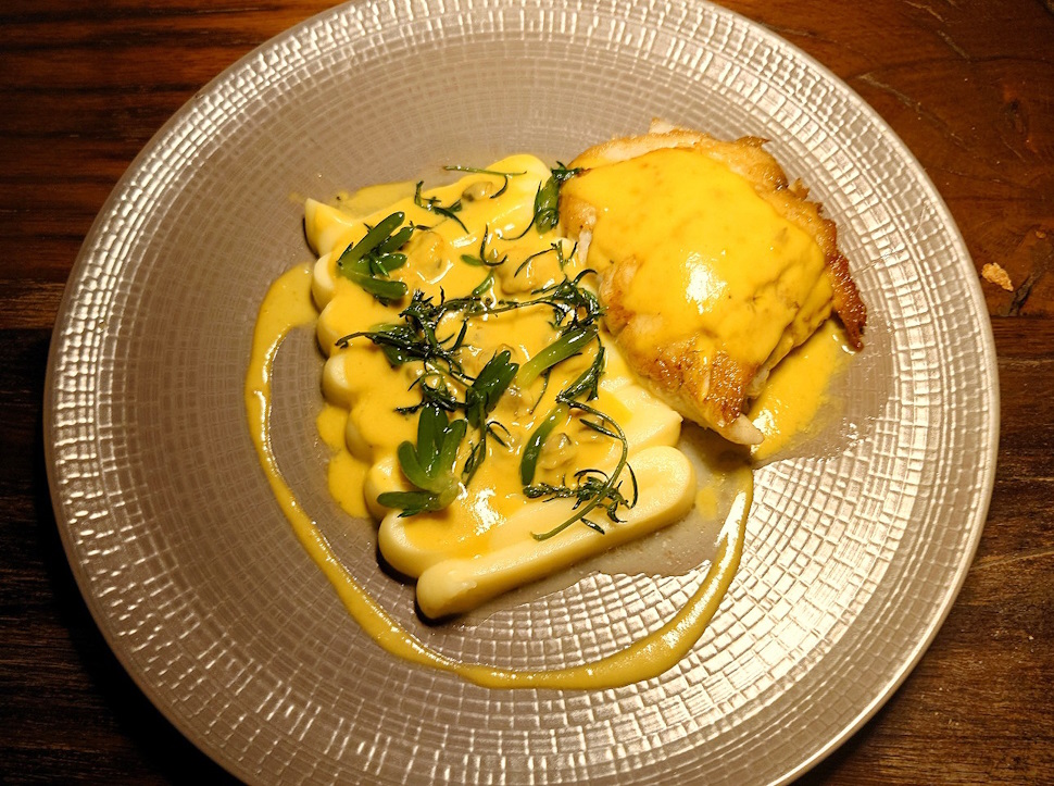 カレイとマッシュポテトの一品