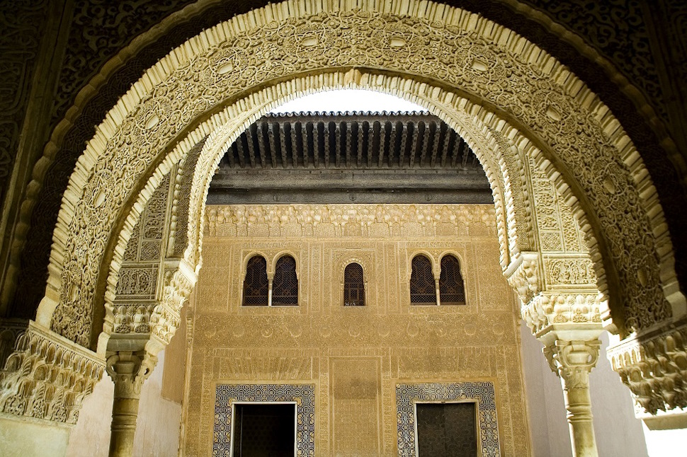 メスアール宮にある美しい中庭