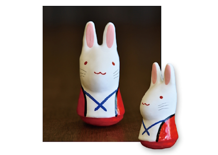 はこた人形の因幡の白兎