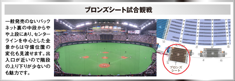 ブロンズシート試合観戦