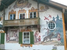 メルヘンの村オーバーアマガウでの自由散策